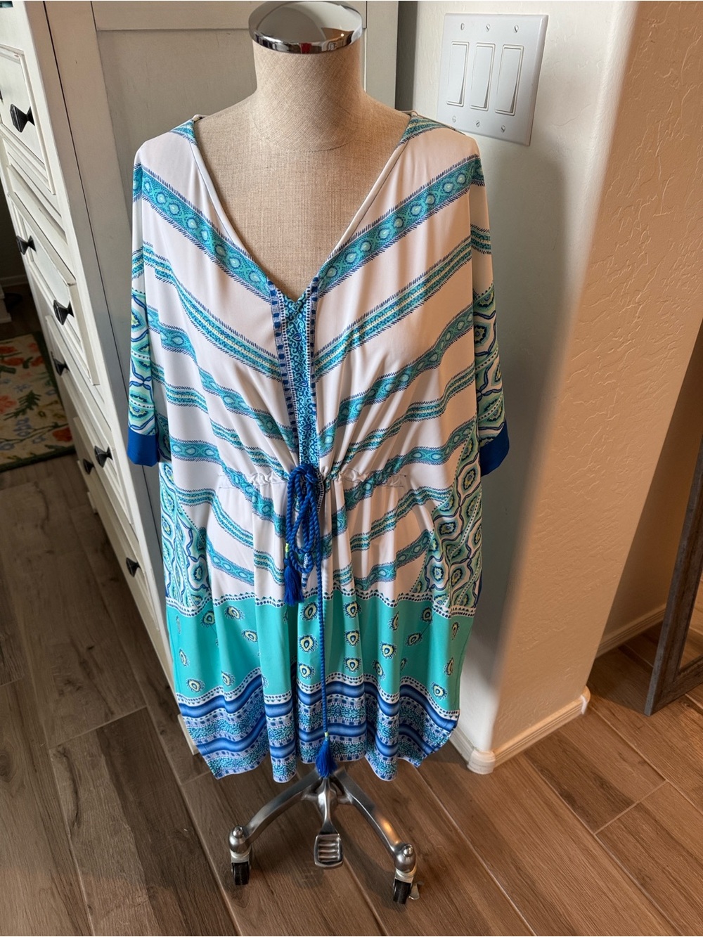 Cabana Life L swim cover up dress caftan
